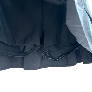 Athleta Size XL Mini Skort Black Undershort Tennis Pickleball‎ Pleated Stretch thumbnail 3