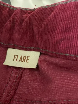 Ariat Flare Corduroy Jeans Women’s Size 29R Stretch Denim Western Maroon Wine thumbnail 7
