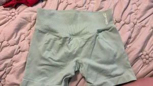 Mint Green Dfyne Biker Shorts  thumbnail 2