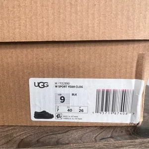 UGG Women’s Sport Yeah Black Clog Size 9 #B1563 thumbnail 2
