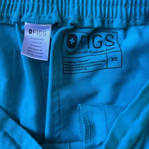 FIGS Teal Yola Scrub Bottoms Womens Size XS thumbnail 5
