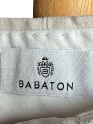 Aritzia Babaton Agency Cream Beige Pants Sz 8 thumbnail 6