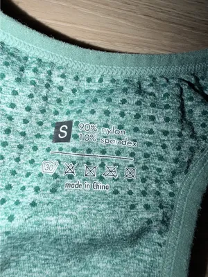 Green Sports Bra Amazon thumbnail 2