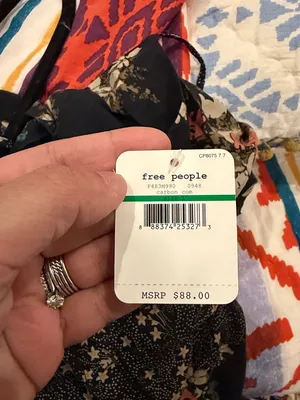 Free People Intimately Crescent Spaghetti Strap Printed Slip Dress NWT thumbnail 4