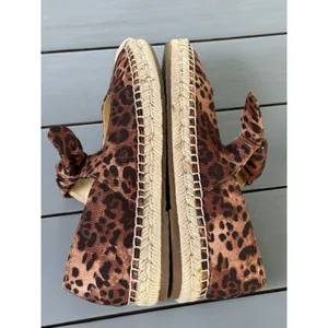 Jessica Simpson Lyra Leopard Print Espadrilles Shoes Flat Women’s Size 7.5 M thumbnail 6