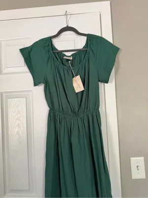 Universal Threads Teal Green Cut out Detail Maxi Dress thumbnail 11