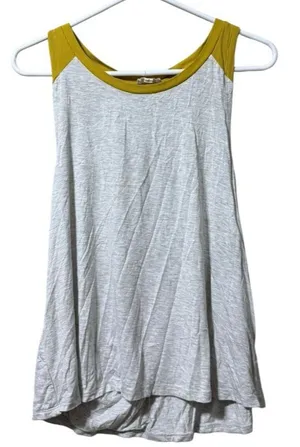 Anthropologie Hem & Thread Women Size Small Tank‎ Top Stretch Boho Loungewear thumbnail 1