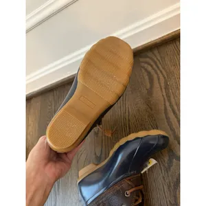 Sperry Women's Saltwater Duck Boot, Tan/Navy, Size 5 US NWT thumbnail 8