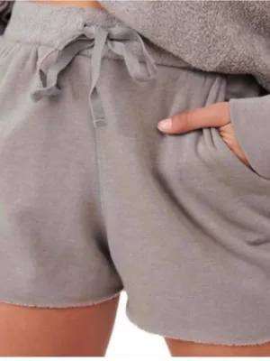 Free People Kelly Fleece Lounge Sweat Shorts - S thumbnail 6