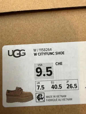 UGG Women's Cityfunc Chestnut Lace-Up Platform Shoes - Size - 9.5 thumbnail 4