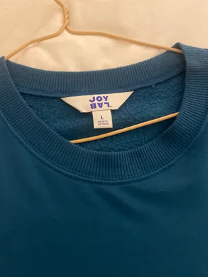 sweatshirt with slits Blue Size L thumbnail 3