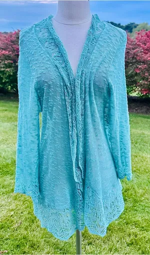 Roz & Ali Lightweight Open Front Cardigan thumbnail 1