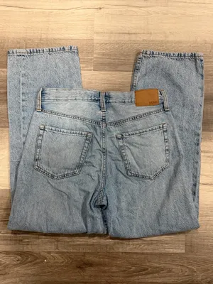 Aeropostale High Rise Baggy Jeans Women's 6 Short Light Wash Distressed Y2K thumbnail 9
