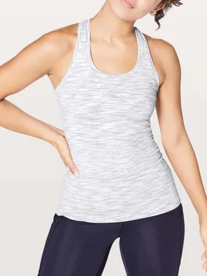 Lululemon Cool Racerback II tank top Size 2 XS Gray Wee Are From Space thumbnail 1