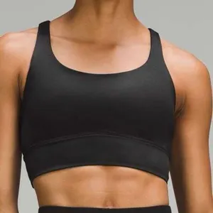 Lululemon Energy Longline Bra Foil Black thumbnail 1