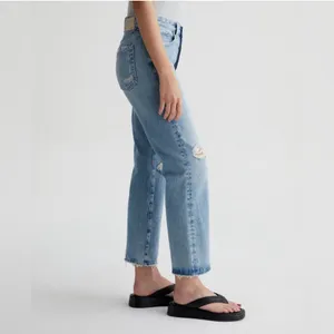 AG Adriano Goldschmied NWT Kinsley Up Idyllic Destructed Jeans Sz 28‎ $225 thumbnail 3