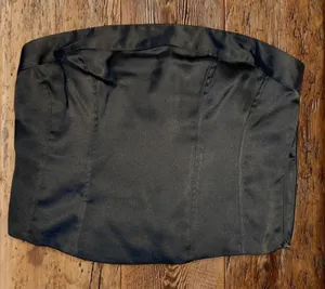 Black satin wild fable corset thumbnail 1