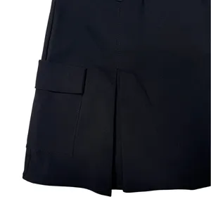 Active USA Black Pleated Cargo Skort M Y2K Schoolcore Dark Academia Utility thumbnail 4