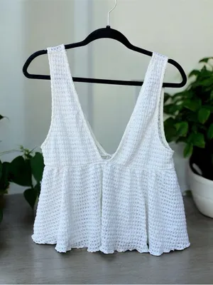 Urban Outfitters NWT Peplum Top Medium thumbnail 2