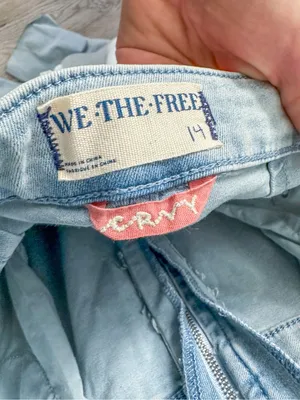 Free People We the Free CRVY 2nd Ave One Piece Denim Jumpsuit thumbnail 10