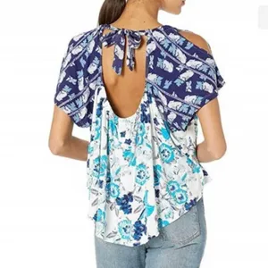 Free People Baja Babe Tee Ivory thumbnail 5