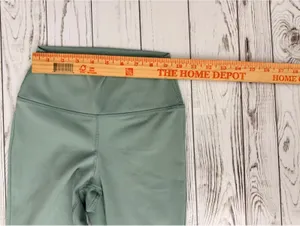 Yogolicious LUX Women’s Small Sage Green High Rise Flare Yoga Leggings thumbnail 6