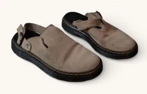 Dr. Martens Carlson‎ Suede Mule Clogs Womens 9 Tan Slip On Buckle AirWair thumbnail 1