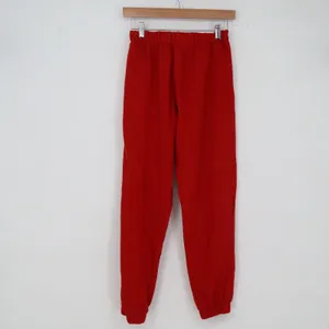 Colsie Sweatpants Womens S Red Fleece Lined Tapered Joggers Excellent thumbnail 4