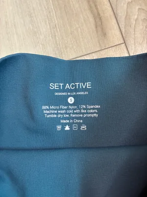 Set Active Sculptflex bike shorts size small teal  thumbnail 3