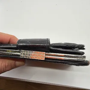 Coach Signature Embossed Black Patent Leather Wallet thumbnail 4