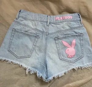 Playboy x PacSun High Waisted Jean Shorts 25 thumbnail 4