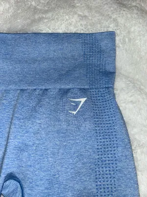 Vital Seamless Gymshark Blue Leggings thumbnail 2