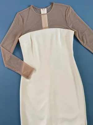 NWT Antonio Melani x Elizabeth Damrich Babe Mesh Crepe Soutache Pearl Maxi Dress thumbnail 7