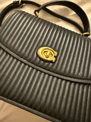 Coach Vintage Black Leather Bag thumbnail 11