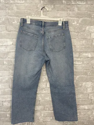 Edgely by Maurices High Rise Cheeky Relaxed Straight Jeans thumbnail 2