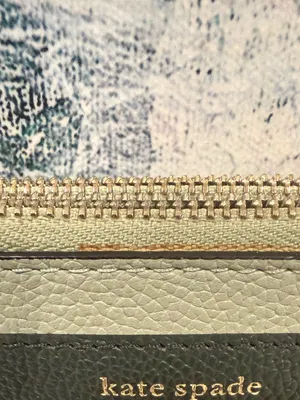 Kate Spade New York Margaux Double Zip Mini Crossbody Sage Green Chain Strap thumbnail 7