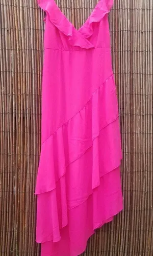 Show Me Your Mumu Pink Ruffle Maxi Dress thumbnail 2