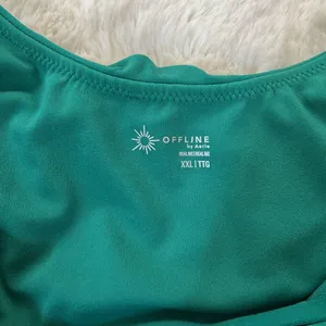 Offline by Aerie Real Me Low Key 5" Green Romper XXL thumbnail 4