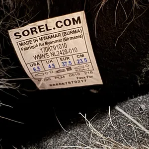 Sorel Joan‎ of Arctic Waterproof Boot in Black Size 6.5 thumbnail 8