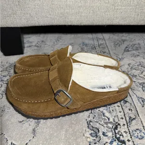 Birkenstock Buckley Shearling Suede Leather thumbnail 5