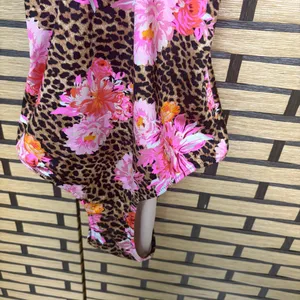 Victoria’s Secret‎ Leopard Floral Lace Up One Piece Swimsuit Size Medium thumbnail 4