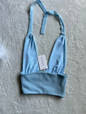 Outcast Clothing Fiia Corset Top Baby Blue thumbnail 8