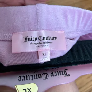 Juicy Couture | Embellished Velour Graphic Pajama Shorts 2 Pairs NWT Size XL thumbnail 5