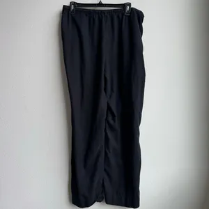 Abercrombie & Fitch Linen Blend Wide Leg Pull On Trouser Pants Size Large LONG thumbnail 6