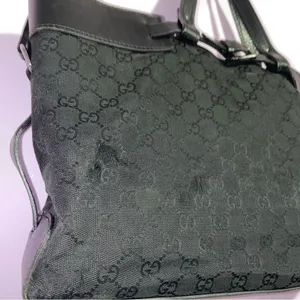 Gucci Weekender Tote Bag GG Canvas Monogram Top Handle Large Purse thumbnail 7