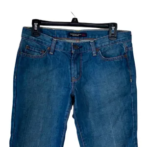 American Eagle Size 4 Cropped Straight Leg Jeans Medium Wash 100% Cotton NWOT thumbnail 3