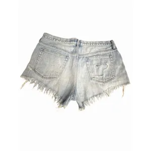 We The Free Shorts Free People 30 Distressed Cutoff Denim High Button Fly HH11-3 thumbnail 8