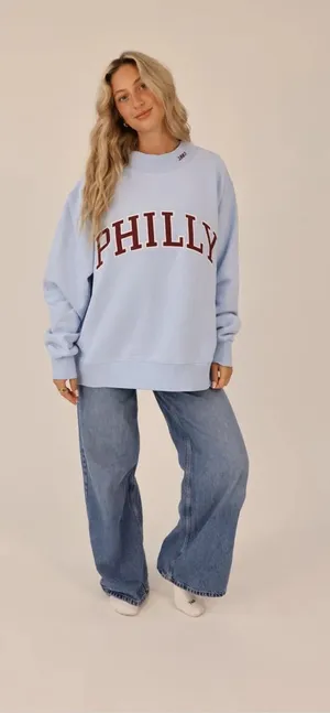 Philly mockneck Blue Size L thumbnail 1