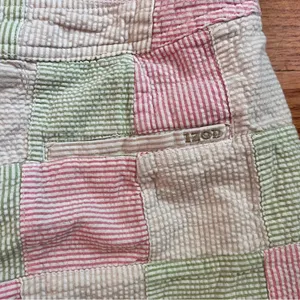 Izod Golf Plaid White Pink Green Seersucker Women's size 6 Skort Skirt thumbnail 9