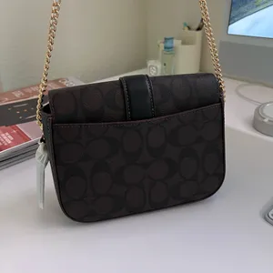 coach Gemma Crossbody In Signature Canvas With Jeweled Buckle ce623 thumbnail 4